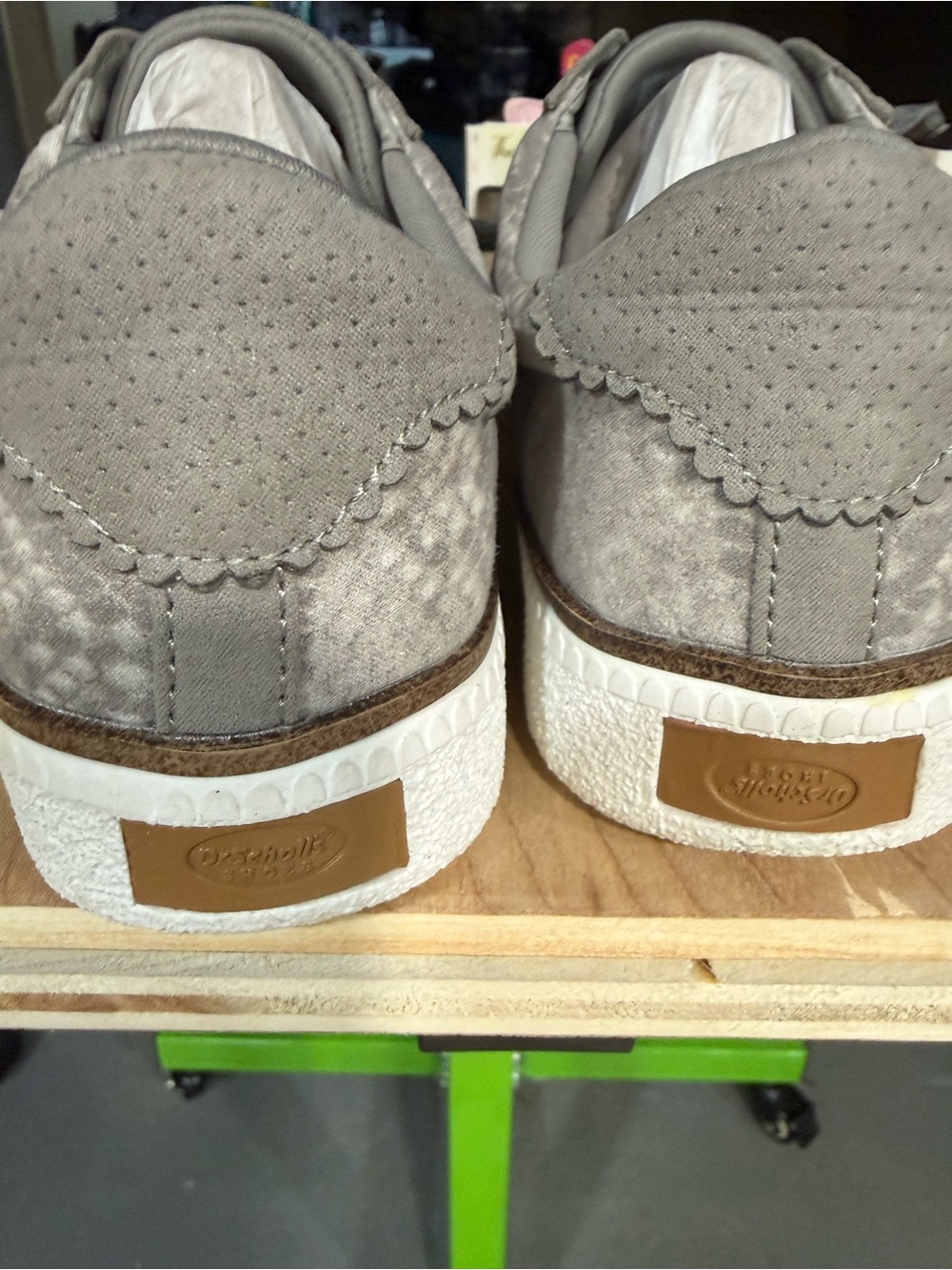 Dr. Scholl's Women's Light Gray Snake-Print Lifestyle slip in Sneakers - Picture 5 of 11
